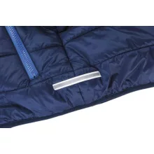 Gyerek Kabát Kapucnis Hosszú ujjú Result Junior/Youth Padded Jacket -2XS (2-3), Sötétkék/Király