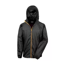 Uniszex Kabát Kapucnis Hosszú ujjú Result Hdi Quest Lightweight Stowable Jacket Raspberry/Lime