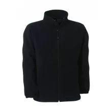 Uniszex hosszú ujjú polár B and C WindProtek Waterproof Fleece Jacket M, Fekete