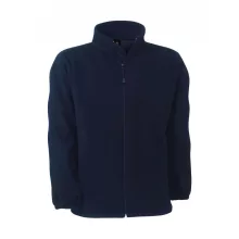 Uniszex hosszú ujjú polár B and C WindProtek Waterproof Fleece Jacket M, Sötétkék (navy)