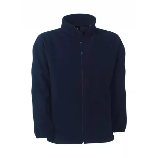 Uniszex hosszú ujjú polár B and C WindProtek Waterproof Fleece Jacket M, Sötétkék (navy)