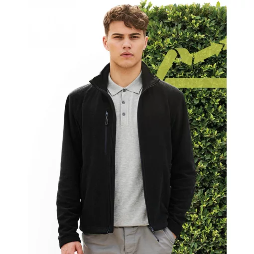 Férfi hosszú ujjú polár Regatta Honestly Made Recycled Full Zip Fleece S, Fekete