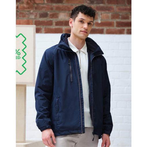 Férfi hosszú ujjú kabát Regatta Honestly Made Recycled 3-in-1 Jacket XL, Sötétkék (navy)