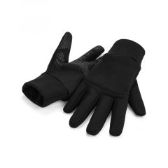   Uniszex téli kesztyű Beechfield Softshell Sports Tech Gloves S/M, Grafitszürke
