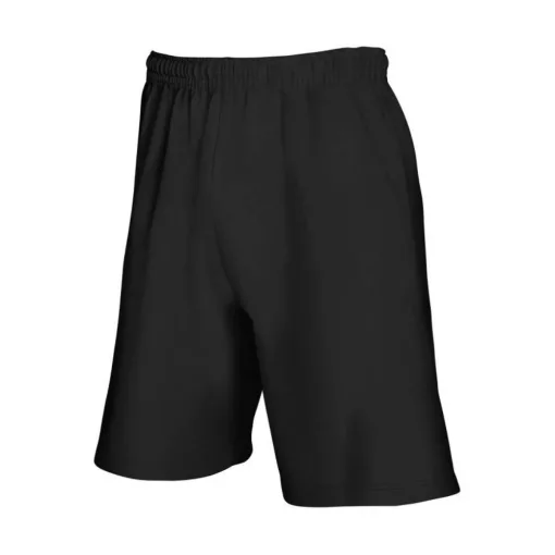 Uniszex Tréningnadrág  Rövid Fruit of the Loom Lightweight Shorts   Fekete   urespolo.hu