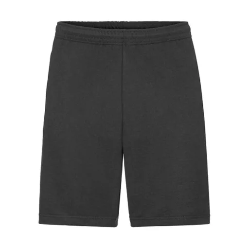 Uniszex Tréningnadrág  Rövid Fruit of the Loom Lightweight Shorts   Fekete   urespolo.hu