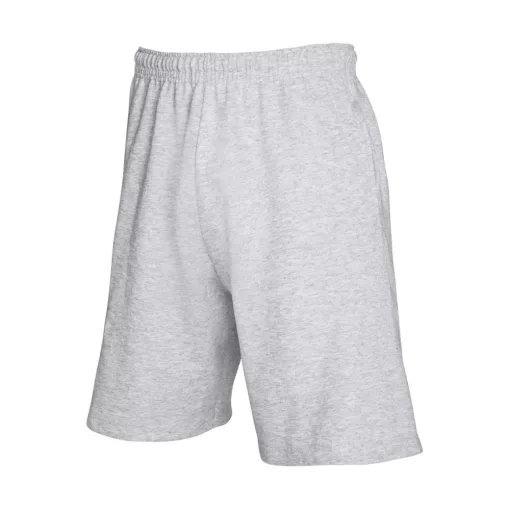 Uniszex Tréningnadrág  Rövid Fruit of the Loom Lightweight Shorts   Heather szürke   urespolo.h