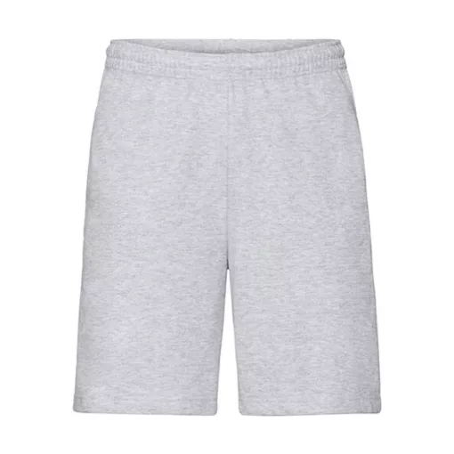 Uniszex Tréningnadrág  Rövid Fruit of the Loom Lightweight Shorts   Heather szürke   urespolo.h