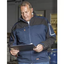 Uniszex Kabát  Hosszú ujjú Result Work-Guard Sabre Stretch Jacket -3XL, Fekete