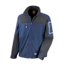 Uniszex Kabát  Hosszú ujjú Result Work-Guard Sabre Stretch Jacket -M, Sötétkék/Fekete