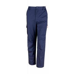 Uniszex nadrág munkaruha Result Work-Guard Stretch Trousers Reg XS (30/32), Sötétkék (navy)