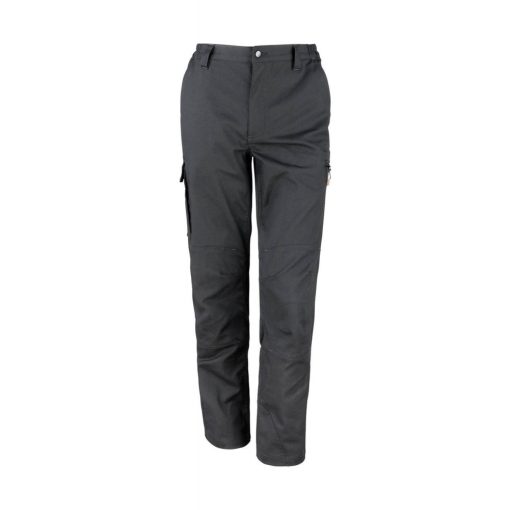 Uniszex nadrág munkaruha Result Work-Guard Stretch Trousers Long XS (30/34), Fekete