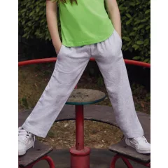 Gyerek Tréningnadrág  Hosszú Fruit of the Loom Lightweight Open Hem Jog Pants Kids   Fekete   u