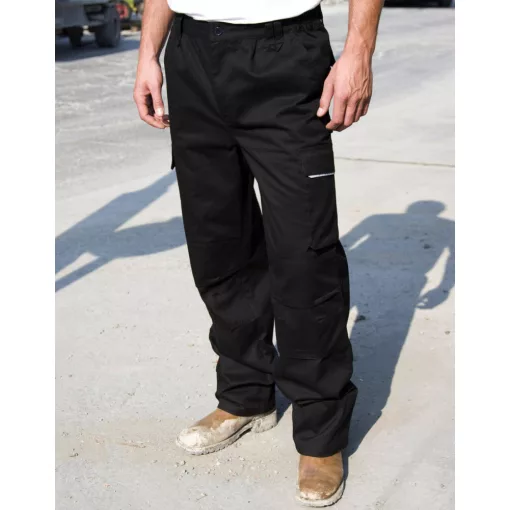 Férfi nadrág munkaruha Result Work-Guard Action Trousers Reg 5XL (46/32), Szürke