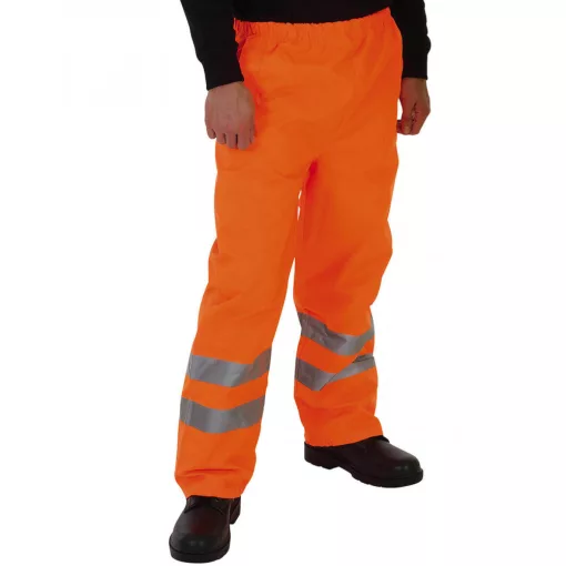 Női nadrág munkaruha Yoko Over Trousers Fluo Orange S, Fluo Narancs