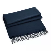 Uniszex sál Beechfield Classic Woven Scarf Egy méret, Sötétkék (navy)