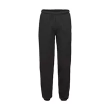 Uniszex Tréningnadrág  Hosszú Fruit of the Loom Elasticated Cuff Jog Pants   Fekete   urespolo.