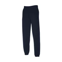 Uniszex Tréningnadrág  Hosszú Fruit of the Loom Elasticated Cuff Jog Pants   Fekete   urespolo.