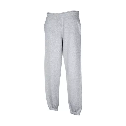 Uniszex Tréningnadrág  Hosszú Fruit of the Loom Elasticated Cuff Jog Pants   Fekete   urespolo.