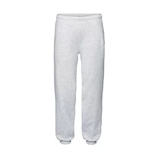 Uniszex Tréningnadrág  Hosszú Fruit of the Loom Elasticated Cuff Jog Pants   Heather szürke   u