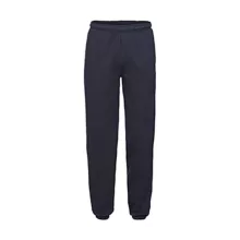 Uniszex Tréningnadrág  Hosszú Fruit of the Loom Elasticated Cuff Jog Pants   Mély sötétkék (nav
