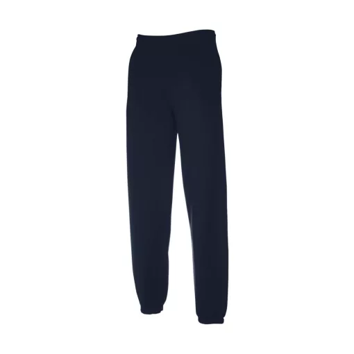 Uniszex Tréningnadrág  Hosszú Fruit of the Loom Elasticated Cuff Jog Pants   Mély sötétkék (nav