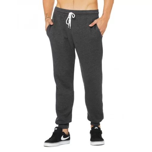 Uniszex nadrág Bella Canvas Unisex Jogger Sweatpants 2XL, Heather sötétszürke