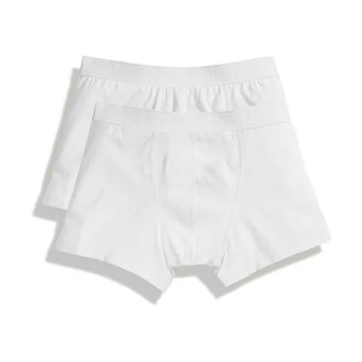 Férfi alsónemű Fruit of the Loom Classic Shorty 2 csomag XL, Fehér