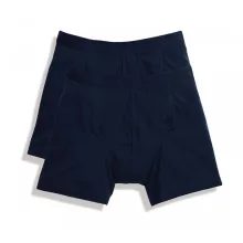 Férfi alsónemű Fruit of the Loom Classic Boxer 2 csomag 2XL, Mély sötétkék (navy)