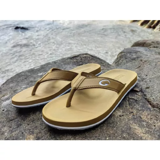 Gambol papucs 42 homokbarna férfi flipflop papucs 11267