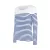   Női póló Kariban KA386 Hosszú Ujjú Breton Csíkos Felső -L, Striped White/Navy