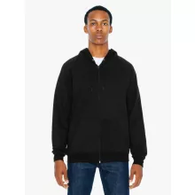 Uniszex pulóver American Apparel AA5497 California Fleece Cipzáras Kapucnis pulóver -X