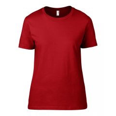 Női póló Anvil AN880 Fashion Basic póló -L, Red