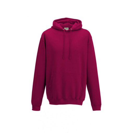 Uniszex kapucnis pulóver Just Hoods AWJH001 College Hoodie -S, Cranberry