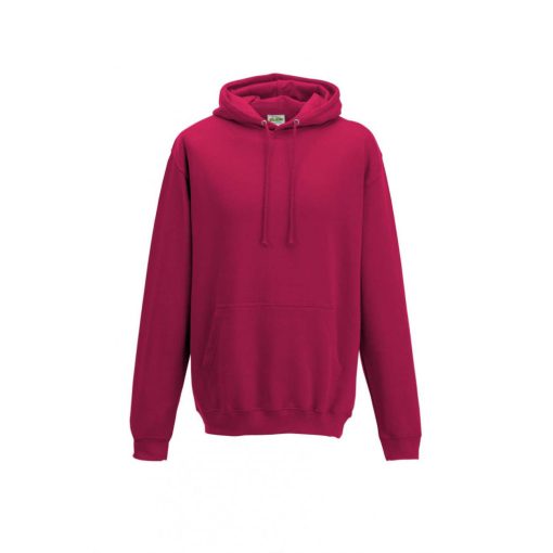 Uniszex kapucnis pulóver Just Hoods AWJH001 College Hoodie -XS, Hot Pink