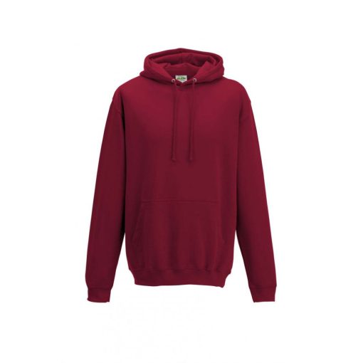 Uniszex kapucnis pulóver Just Hoods AWJH001 College Hoodie -L, Red Hot Chilli