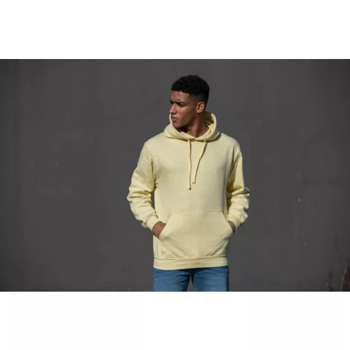 Uniszex kapucnis pulóver Just Hoods AWJH017 Surf Hoodie -M, Surf Yellow