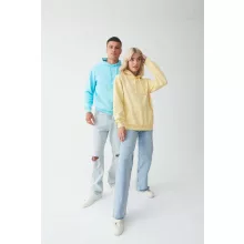 Uniszex kapucnis pulóver Just Hoods AWJH017 Surf Hoodie -S, Surf Pink