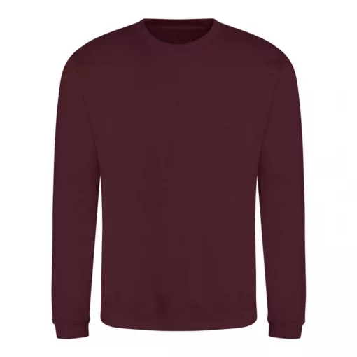 Uniszex pulóver Just Hoods AWJH030 Awdis Sweat -4XL, Burgundy