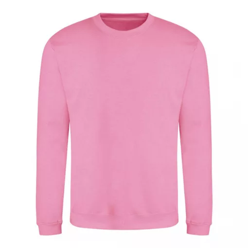 Uniszex pulóver Just Hoods AWJH030 Awdis Sweat -L, Candyfloss Pink