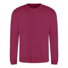 Uniszex pulóver Just Hoods AWJH030 Awdis Sweat -S, Cranberry