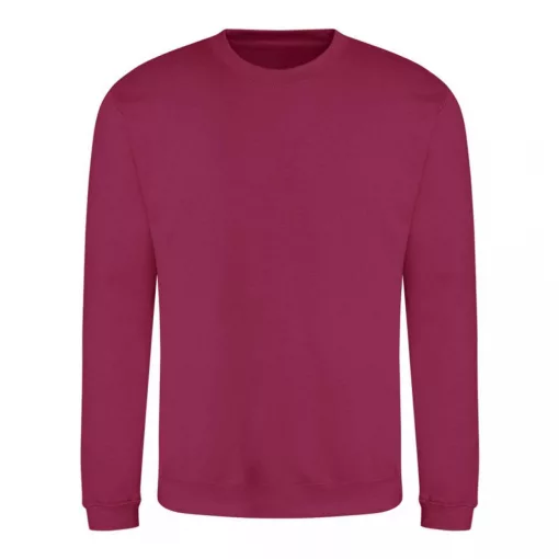 Uniszex pulóver Just Hoods AWJH030 Awdis Sweat -S, Cranberry
