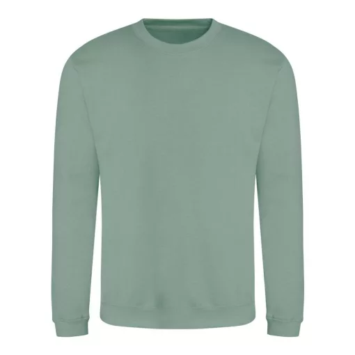 Uniszex pulóver Just Hoods AWJH030 Awdis Sweat -XS, Dusty Green