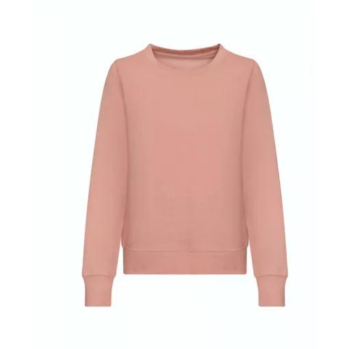 Női pulóver Just Hoods AWJH030F Women S Awdis Sweat -XS, Dusty Pink