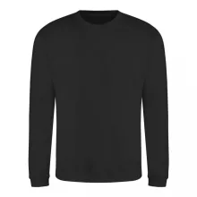 Uniszex pulóver Just Hoods AWJH030 Awdis Sweat -4XL, Jet Black
