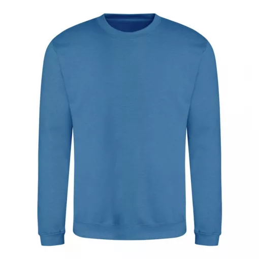 Uniszex pulóver Just Hoods AWJH030 Awdis Sweat -S, Sapphire Blue