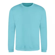 Uniszex pulóver Just Hoods AWJH030 Awdis Sweat -M, Turquoise Surf