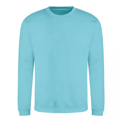 Uniszex pulóver Just Hoods AWJH030 Awdis Sweat -M, Turquoise Surf