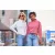 Női pulóver Just Hoods AWJH037 Women S Cropped 1/4 Zip Sweat -L, Arctic White