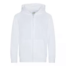 Gyerek kapucnis pulóver Just Hoods AWJH050J Kids Zoodie -5/6, Arctic White